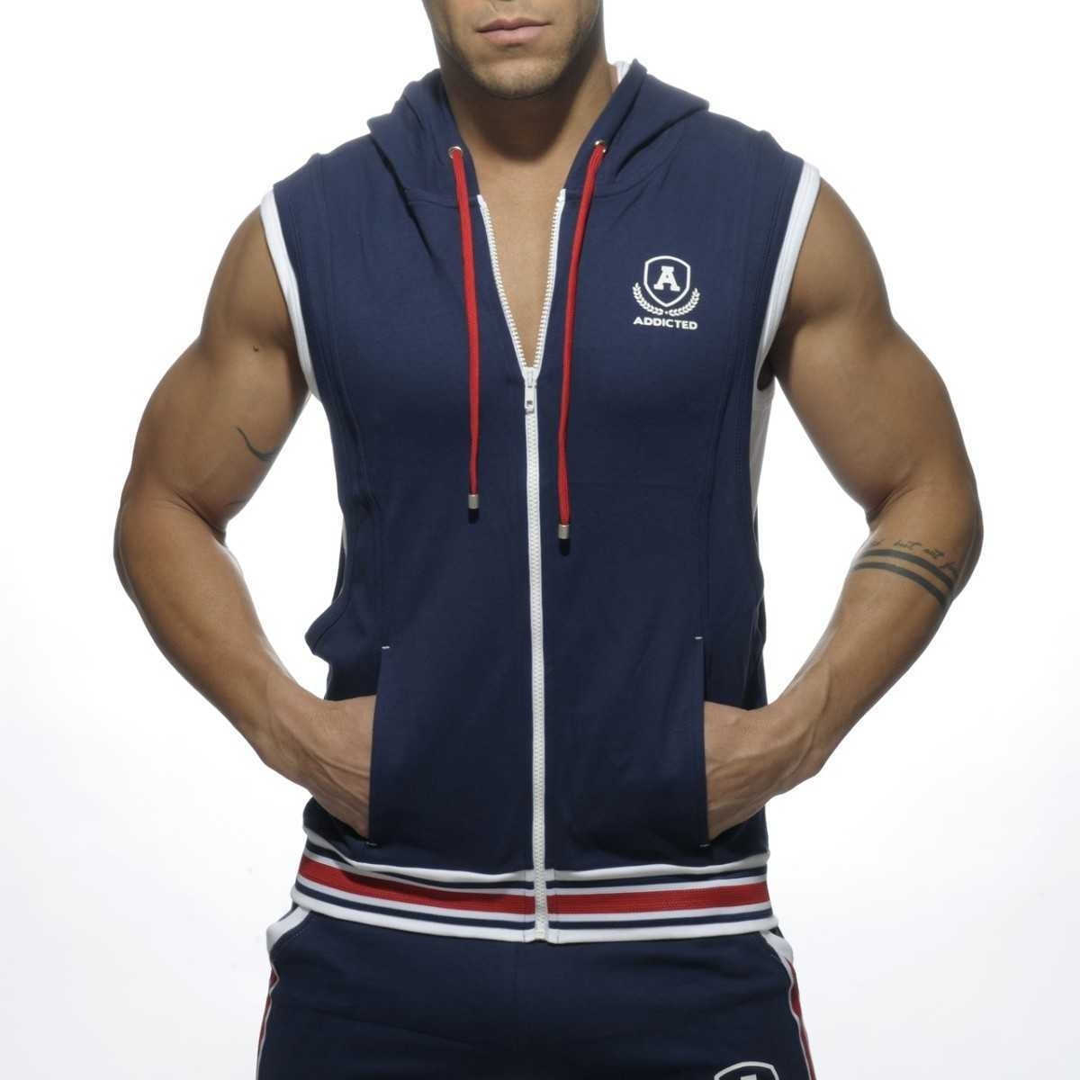 AD334 ZIP COTTON HOODY