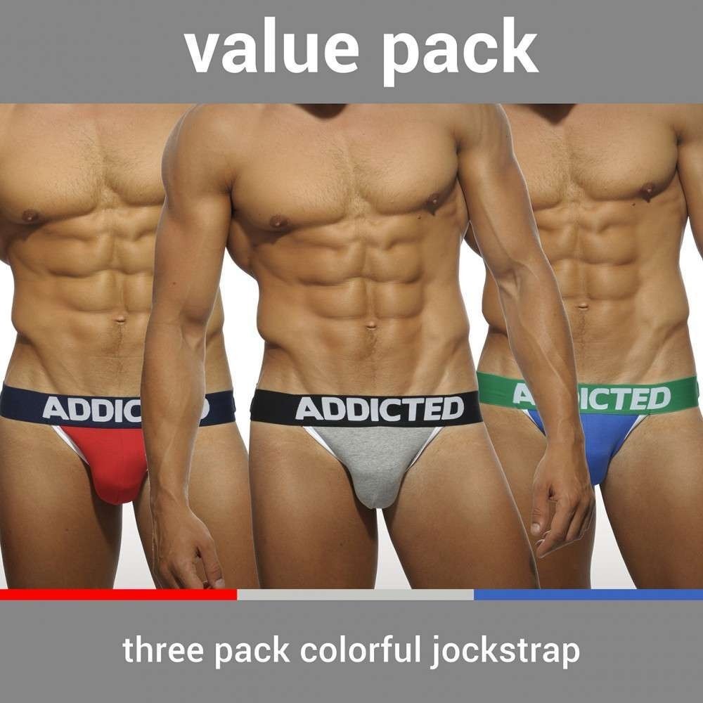 AD363P THREE PACK BASIC JOCKSTRAP