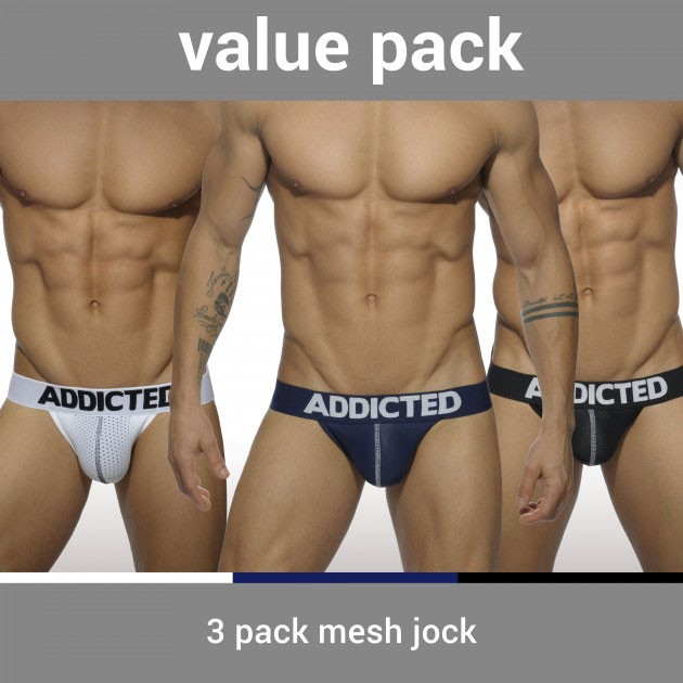 AD479P 3 PACK MESH JOCK PUSH UP