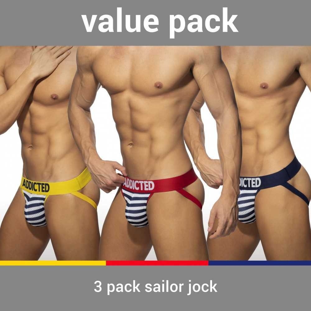 AD966P 3 PACK SAILOR JOCK