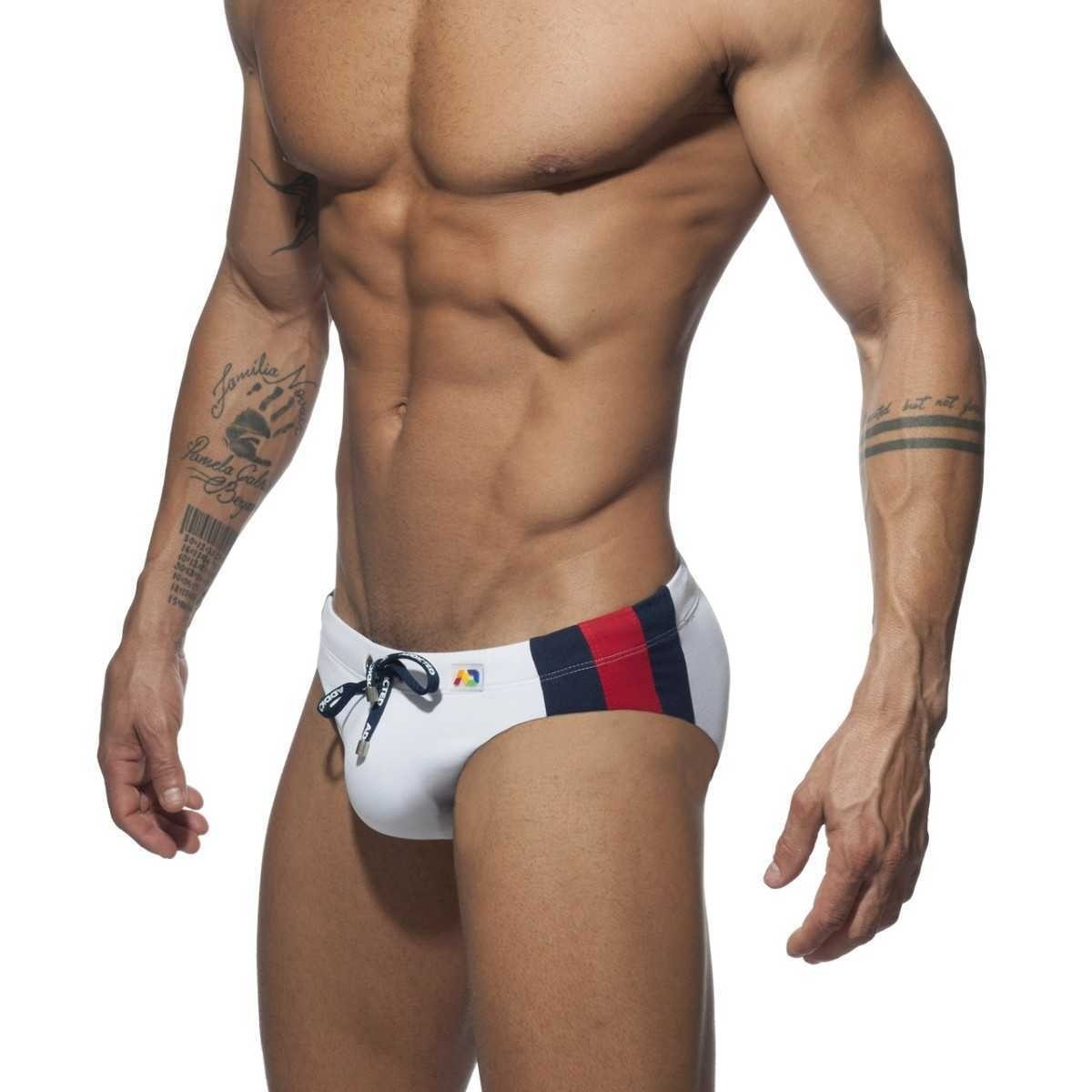 ADS211 STRIPES BASIC SWIM BRIEF