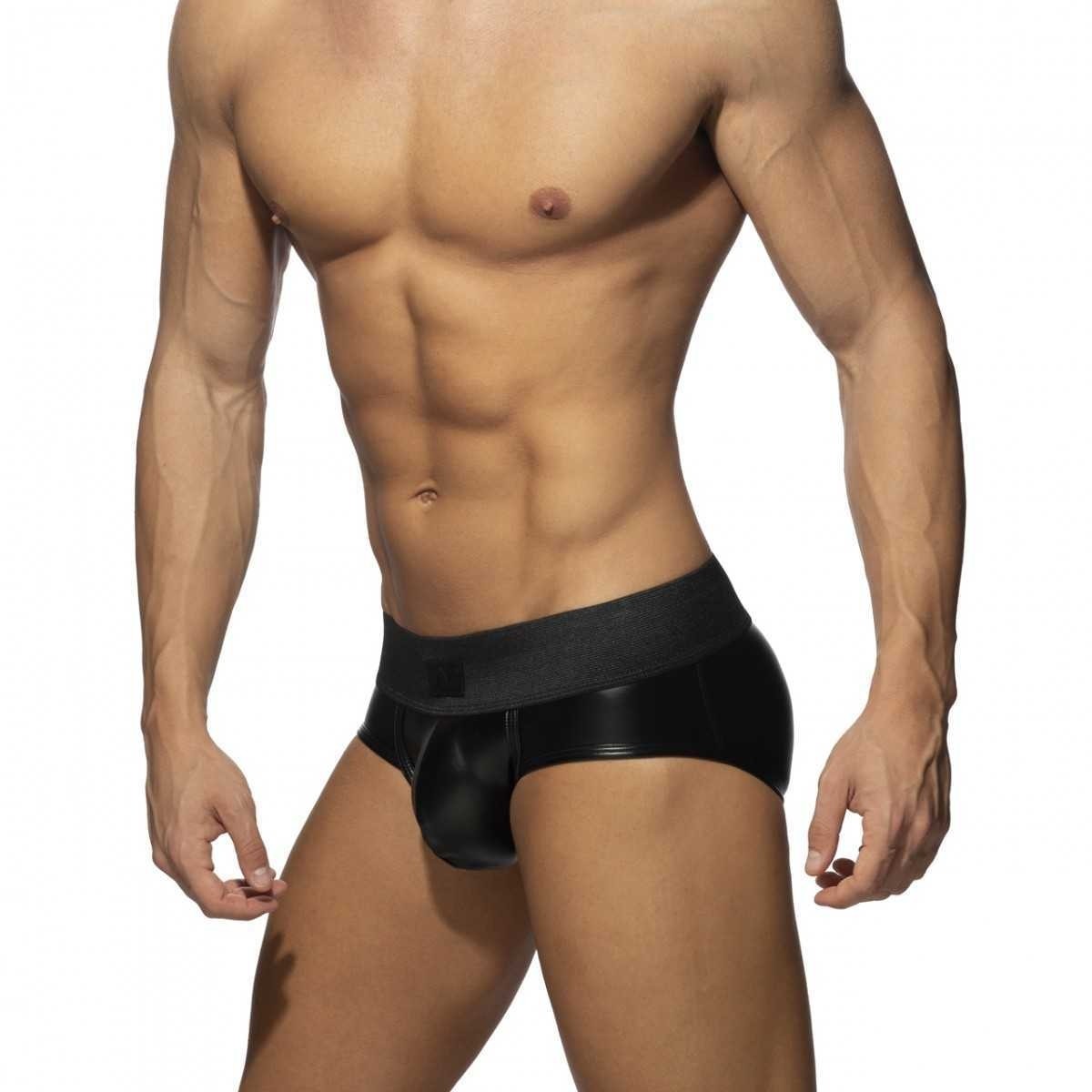 ADF131 BACK ZIP RUB BRIEF