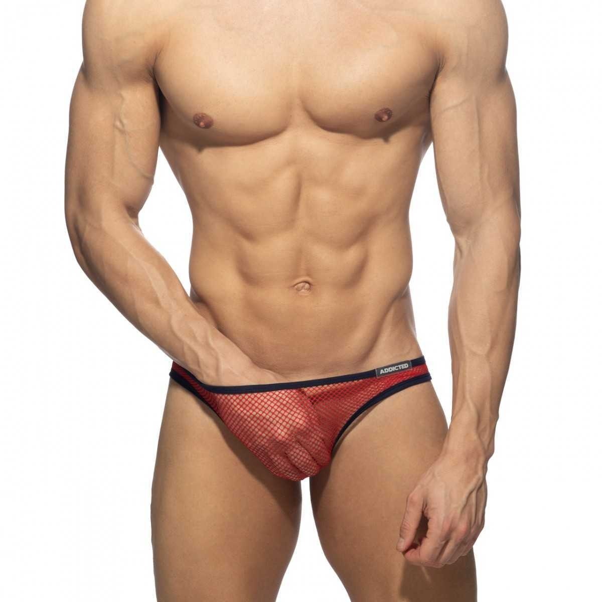 C-THROUGH MESH BIKINI BRIEF