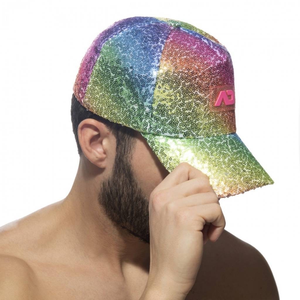 AD1185 GLITTER MULTICOLOR CAP