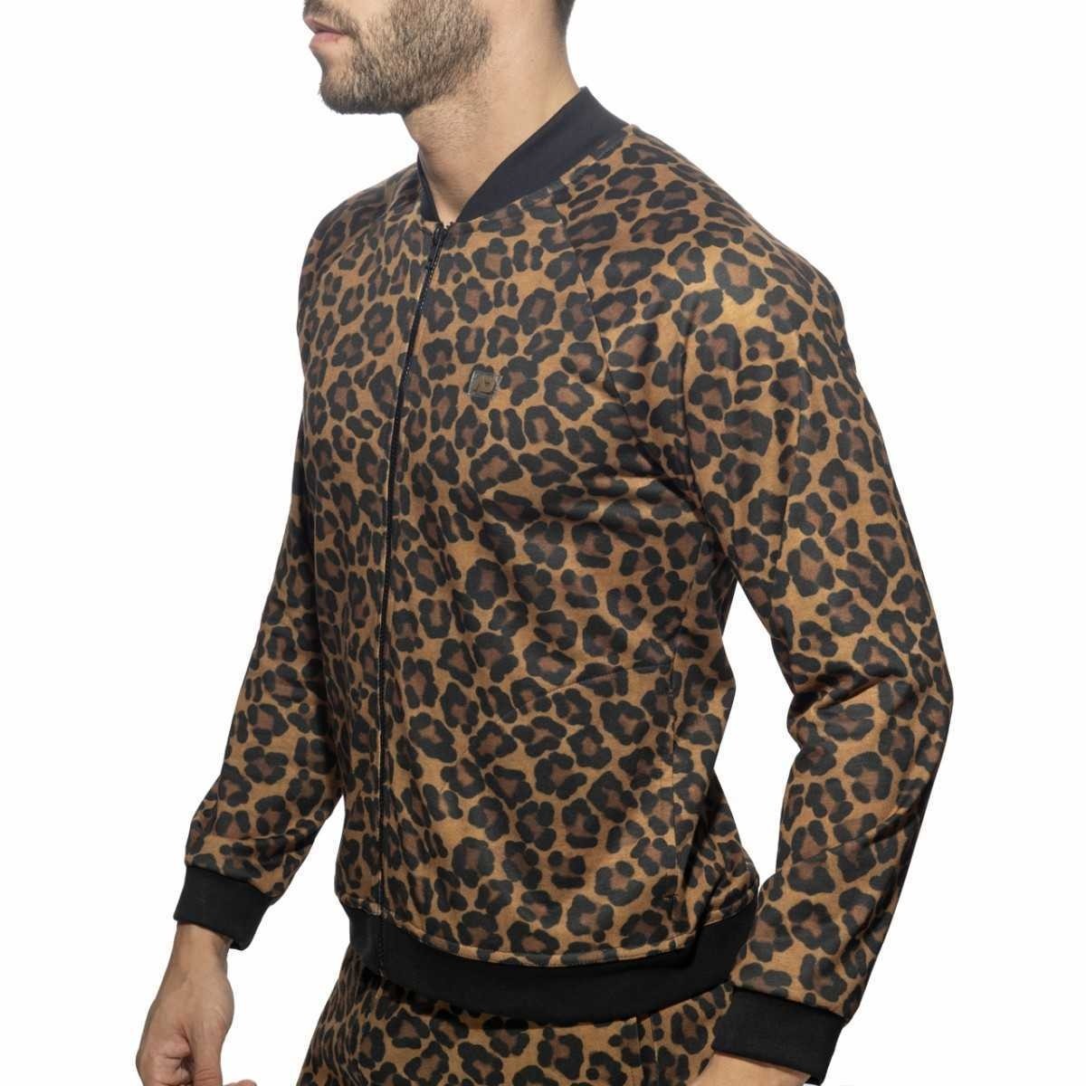 LEOPARD BOMBER JACKET