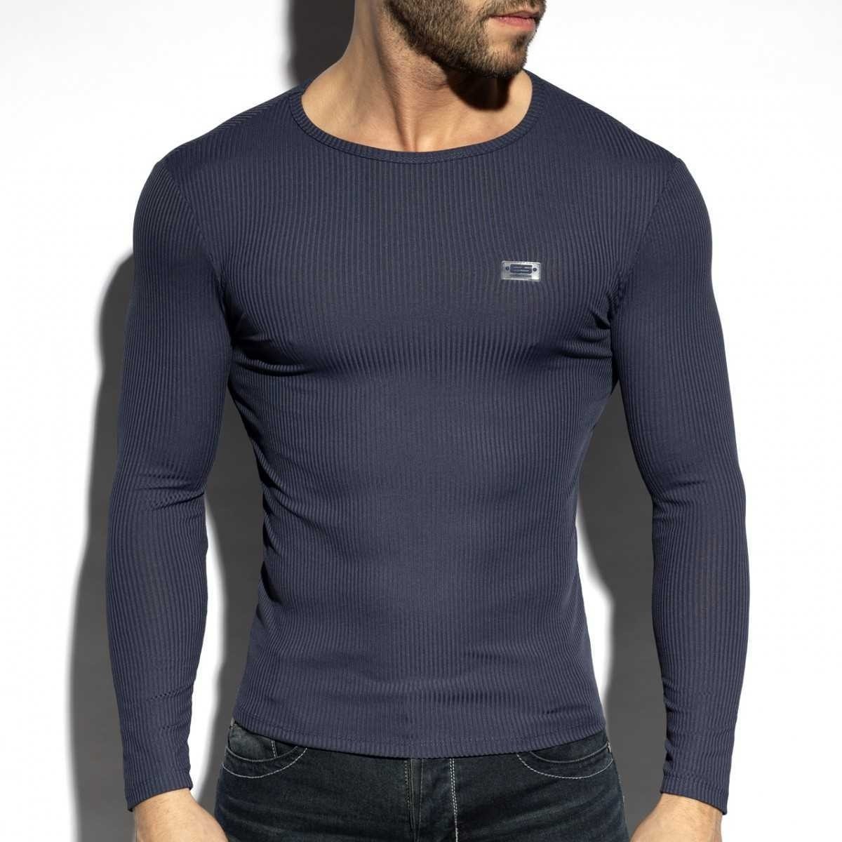 RECYCLED RIB LONG SLEEVES T-SHIRT