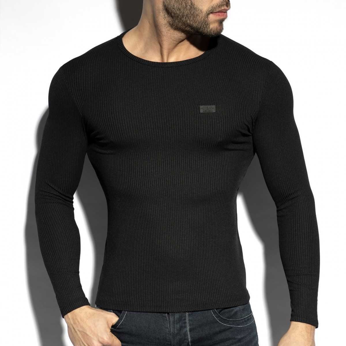 RECYCLED RIB LONG SLEEVES T-SHIRT