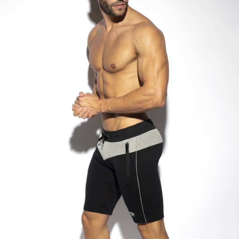 SP274 RUSTIC BLACK SPORTS KNEE SHORTS