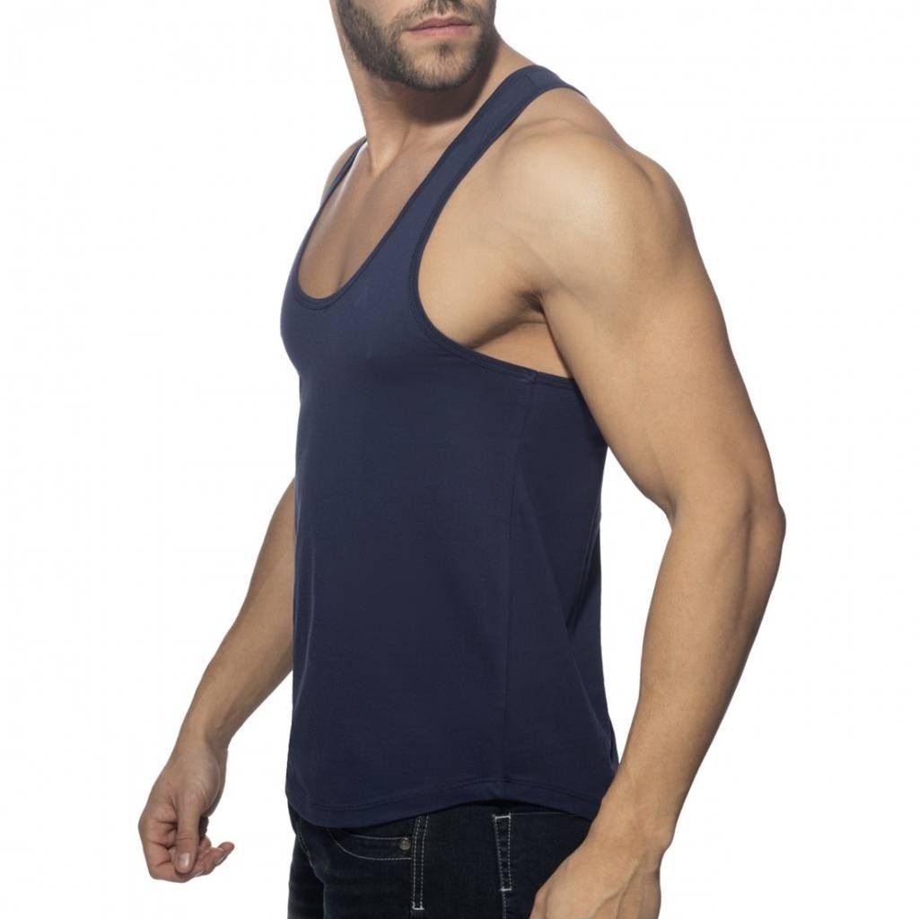U-NECK COTTON TANK TOP