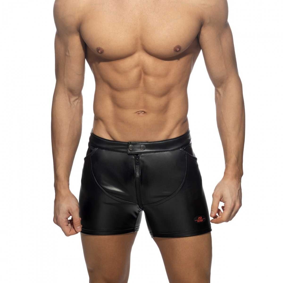 VEGAN LEATHER SHORTS