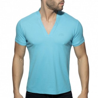 AD1258 AD V-NECK POLO SHIRT