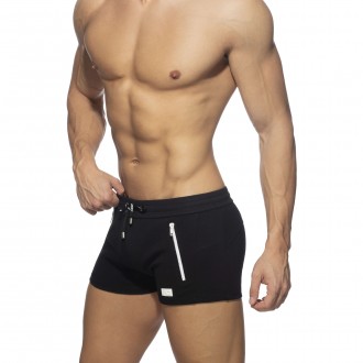 AD1013 DOUBLE ZIP SPORTS SHORTS