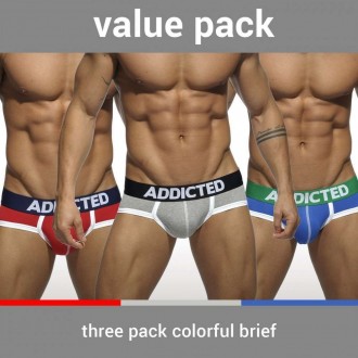 AD301P - THREE PACK BASIC BRIEF