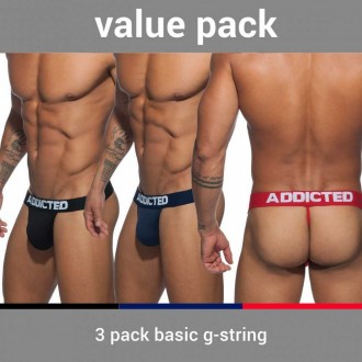 AD746P 3 PACK BASIC G-STRING