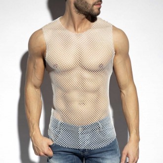 BEACHY NET TANK TOP