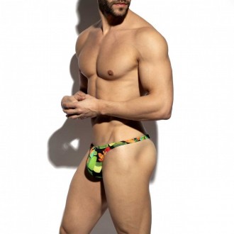 BOLD FLOWERS THONG