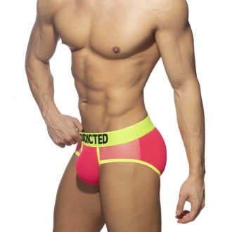 AD1218 NEON MESH BRIEF