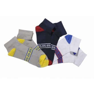 SCK04P PACK 3 ANKLE SOCKS