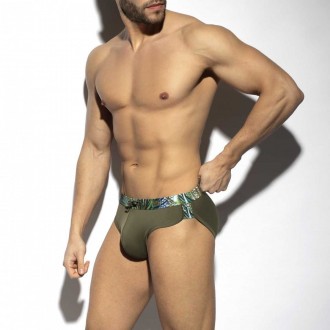 2224 TROPICAL GLITTER DOUBLE SIDE SWIMBRIEF