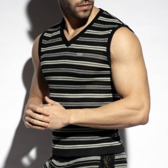 SP323 WHISPER STRIPES TANK TOP