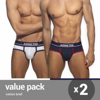 COTTON BRIEF 2 PACK