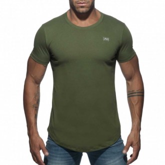 AD696 BASIC U-NECK T-SHIRT