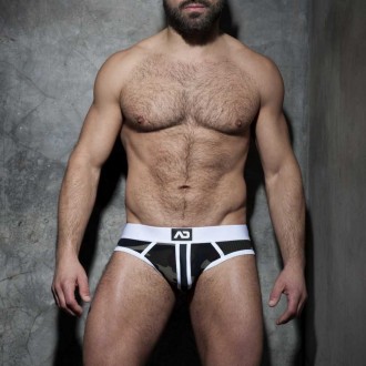 ADF62 CAMO STRIPE FETISH BRIEF