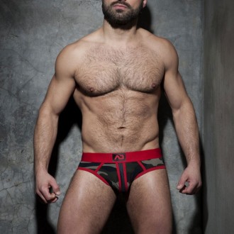 CAMO STRIPE FETISH BRIEF