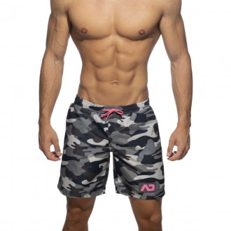 ADS095 CAMOUFLAGE SWIM LONG SHORT