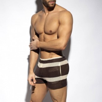 CROCHET CHOCO SHORTS