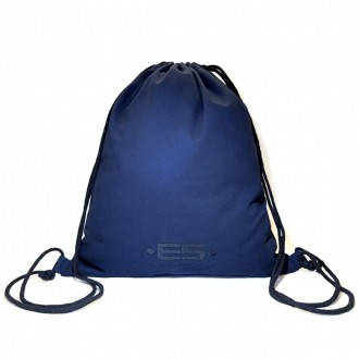 NAVY COTTON BEACH BAG