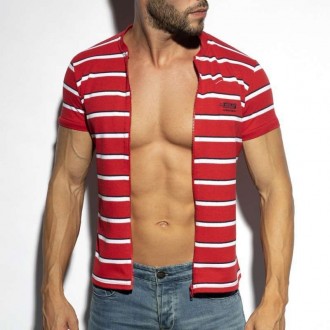 POLO34 STRIPES POLO SHIRT