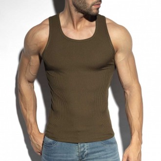 RECYCLED RIB SPORTS TANK TOP