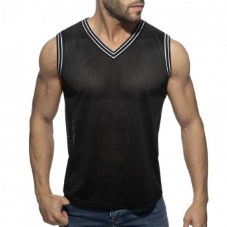 AD1281 SLAM V-NECK SLEEVELESS T-SHIRT