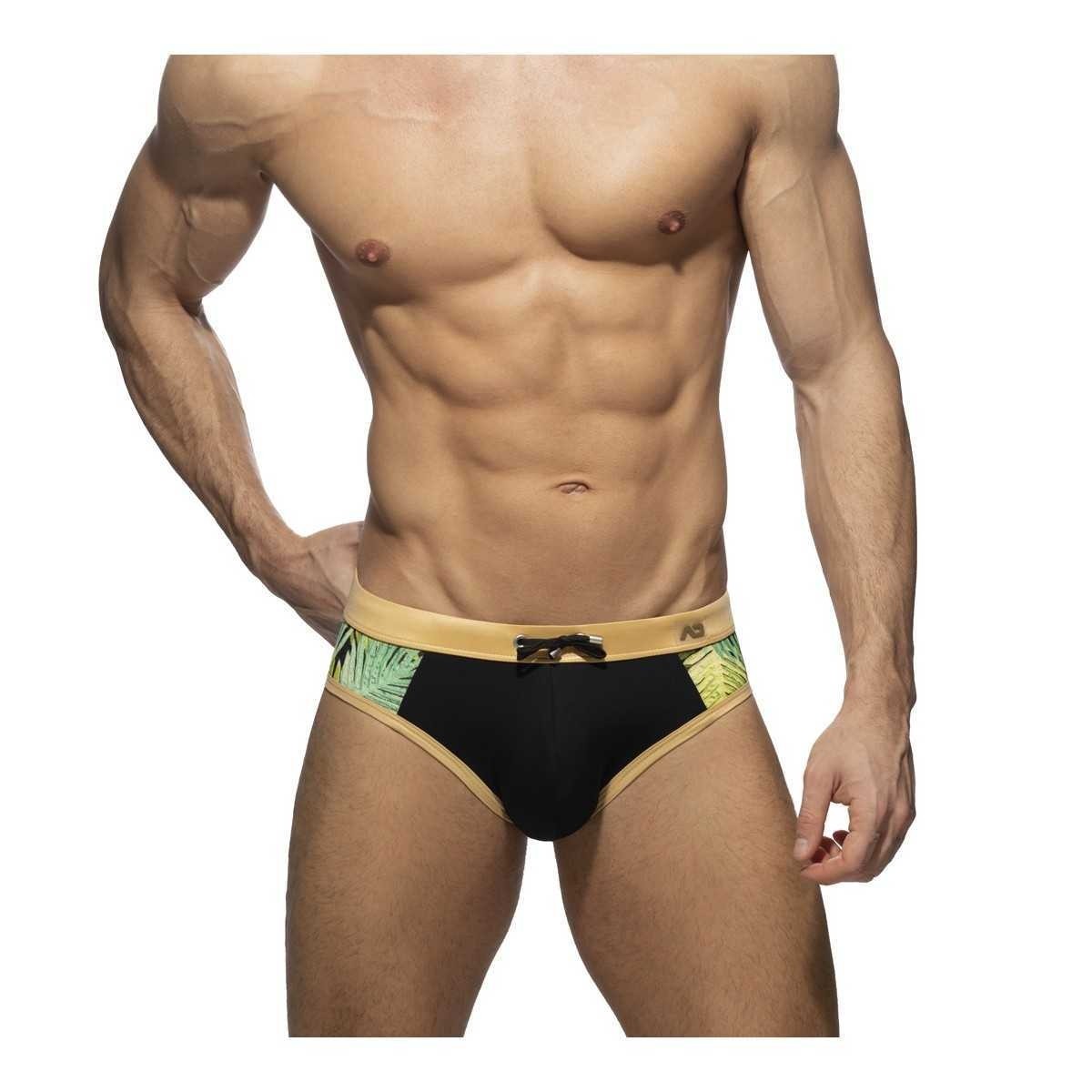 SIDE LEAVES SWIM BRIEF