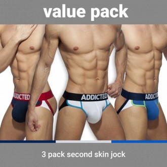 SECOND SKIN 3 PACK JOCK